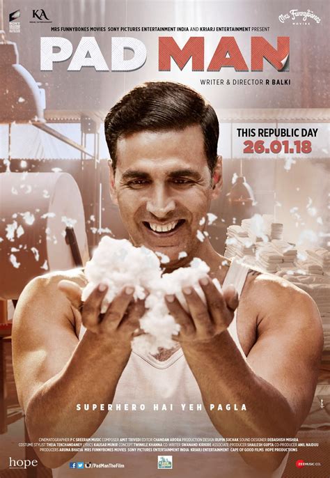 PadMan Official Poster | Akshay Kumar, Sonam Kapoor, Radhika Apte ...