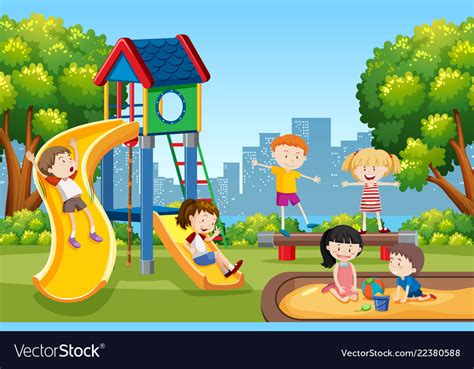 playground safety pictures - Google Search | Kids playing, Art drawings ...