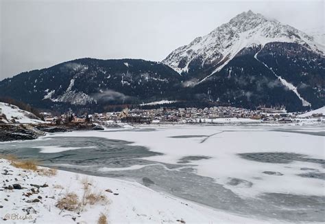 Reschensee im Winter Foto & Bild | reisefotos Bilder auf fotocommunity