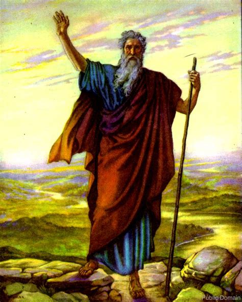 OT0534.Moses' Farewell | Bible drawings by Otto Semler and o… | Flickr Book Of Deuteronomy, Book ...