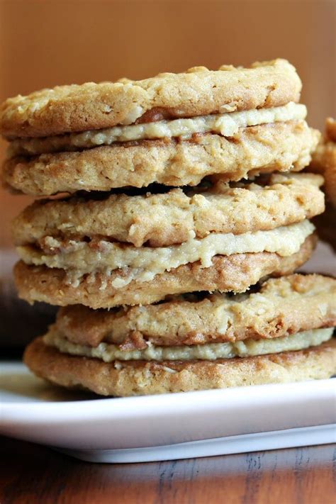 Peanut Butter Cream-Filled Cookies Recipe | CDKitchen.com | Cream ...