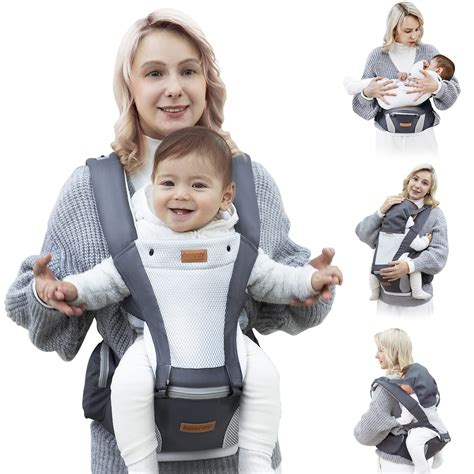 Buy besrey Baby Carrier Front Facing Holder, Hip Seat, Dad Kangaroo ...