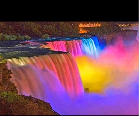 Niagara Falls at night | Niagara falls at night, Niagara falls lights ...