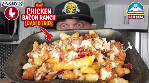 Zaxby's® Chicken Bacon Ranch Loaded Fries Review! 🐔🥓🍟 | theendorsement - YouTube