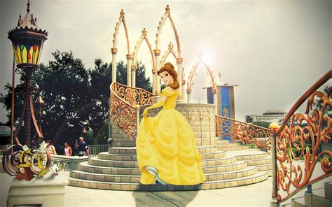 Princess Belle Castle Background