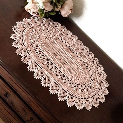 Crochet Runner Free Patterns Web History Of Filet Crochet Pattern The Chart For This Table ...