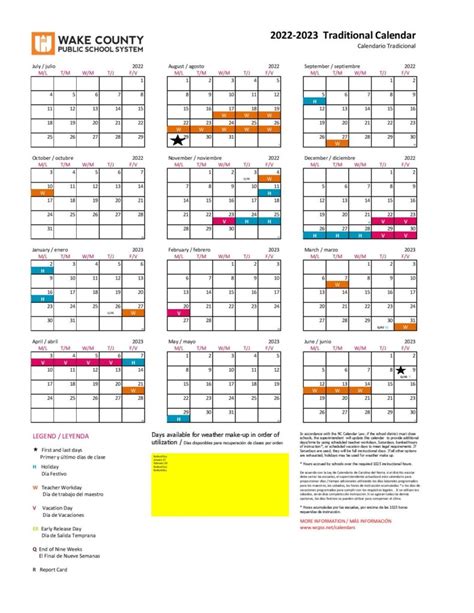 Wcpss 23-24 Calendar