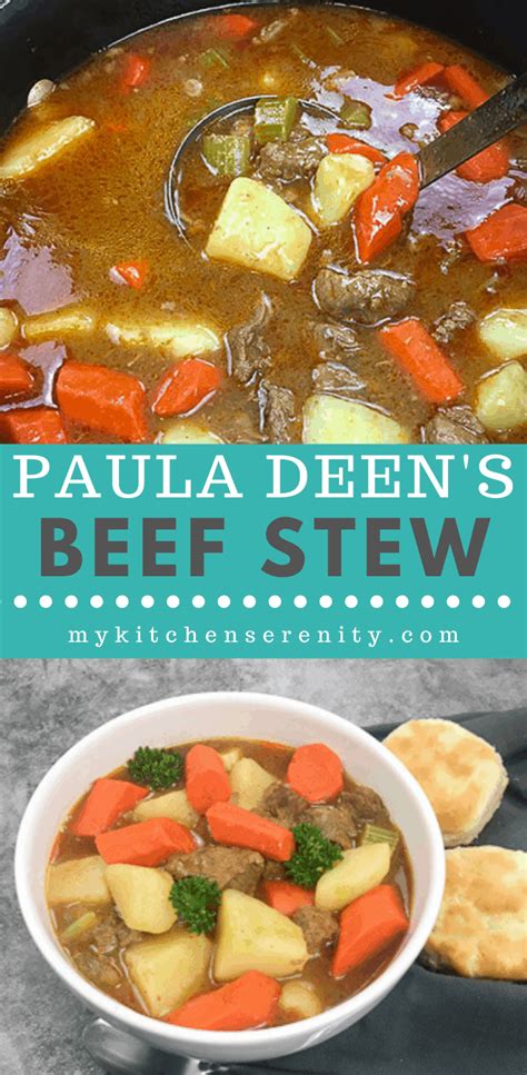 Paula Deen's Old-Time Beef Stew Recipe - My Kitchen Serenity