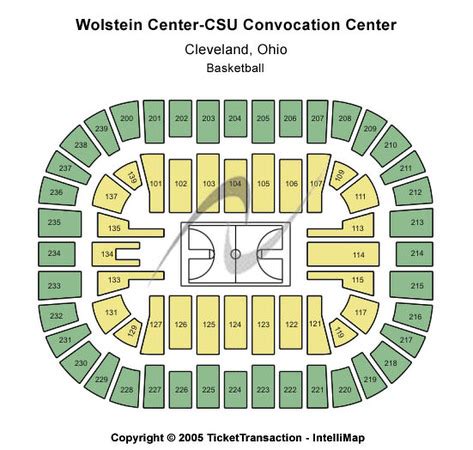 Wolstein Center - Csu Convocation Center Tickets in Cleveland Ohio ...