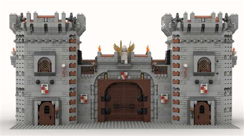 Lego® Custom Instructions – Castle Gate