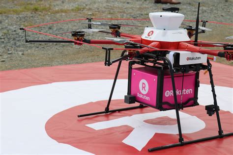 Rakuten Drone delivers hot meals to Fukushima customers