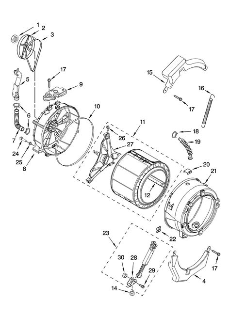 Exploring the Inner Workings of the Maytag 4000 Series Washer: A Comprehensive Parts Diagram