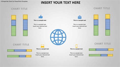 4 Simple Bar Chart for PowerPoint Template - Slidevilla