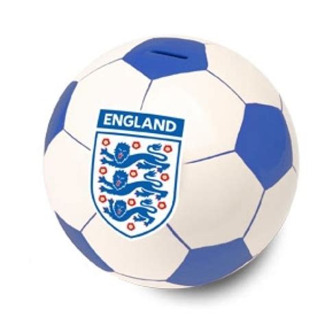 England Small Ceramic Football Money Box Traditional Gifts | TheHut.com