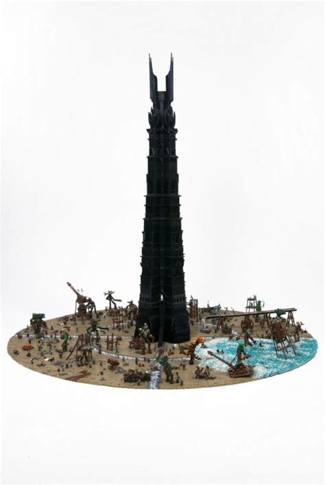 LEGO Tower of Orthanc at ‘An Unexpected Art Show’