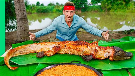 Crocodile Lechon!! Puerto Rico's Most Outrageous Food!! - YouTube