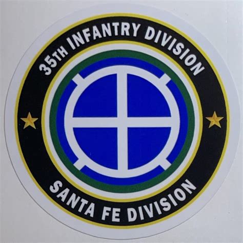 US Army 35th Infantry Division "Santa Fe Division" Sticker - Decal Patch - Co