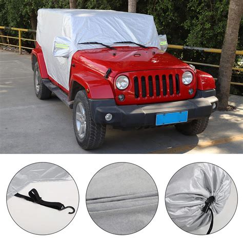 Car Cover Weatherproof Protect From Snow Rain for Jeep Wrangler JK JL 2007-2019 | eBay