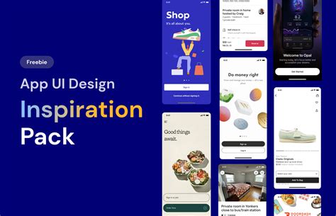 FREE - App UI Design Inspiration Pack | Figma