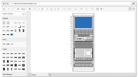 Server Rack Diagram Excel