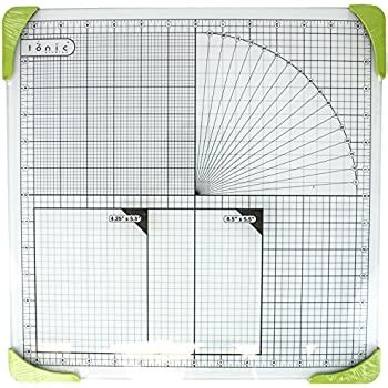 Tonic Studios 352e A3 Glass Cutting Mat, White/Green: Amazon.co.uk: Kitchen & Home