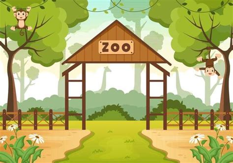 Zoo Background Vector Art, Icons, and Graphics for Free Download