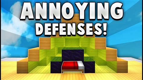 Creating the most ANNOYING Bedwars Bed Defense! - YouTube