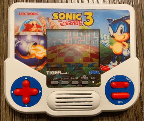 SONIC THE HEDGEHOG 3! 1994 TIGER ELECTRONICS HANDHELD GAME! USED/TESTED ...