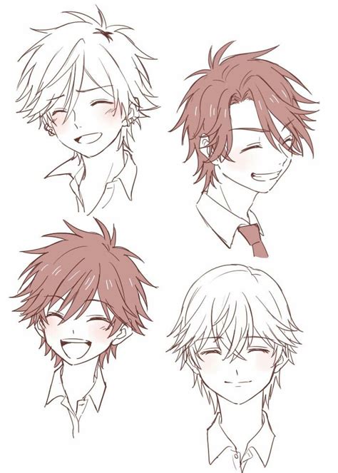 くらひこ (@bl_krhk) | Boy hair drawing, Manga hair, Anime drawings sketches