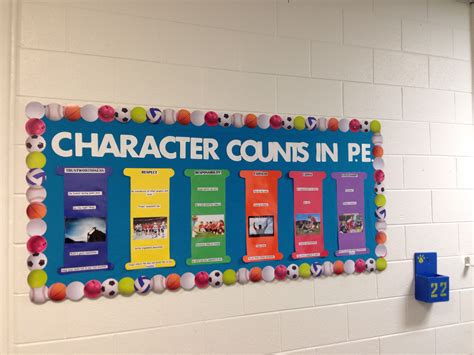 Character Counts PE Bulletin Board | PE Bulletin Boards | Pinterest | Pe bulletin boards ...