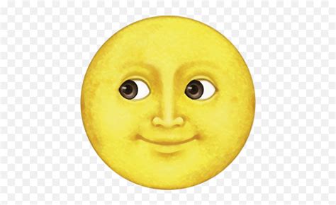 Yellow Moon Emoji - Emoji Moon Png,Moon Emoji - free transparent emoji - emojipng.com