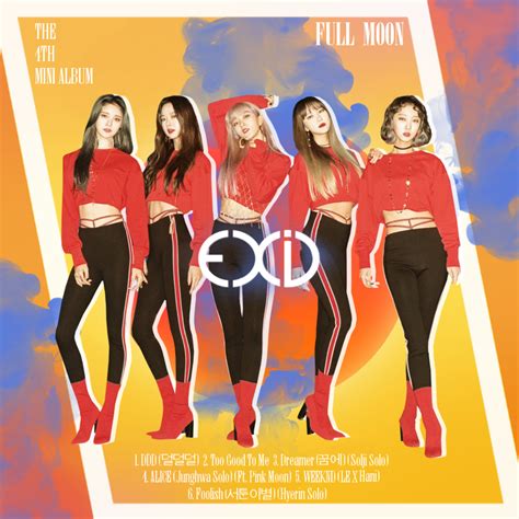 EXID - Full Moon by kattwitt | Album covers, Kpop posters, Full moon