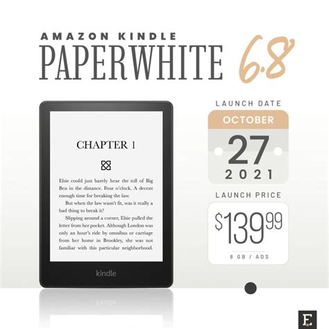 6.8-inch Kindle Paperwhite 2021 – full specs and comparisons – Ebook ...