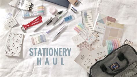 a stationery haul // stationery pal - YouTube