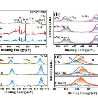 (a) Survey spectra, high-resolution XPS spectra of (b) the In 3d ...