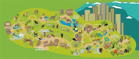 Denver Zoo Map | Denver zoo, Zoo map, Colorado adventures