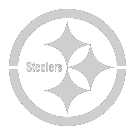 Free Printable Steelers Stencils, Pittsburgh steelers’ official colors are black, gold.