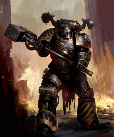 Iron Warriors Chaos Space Marine | WARHAMMER ART