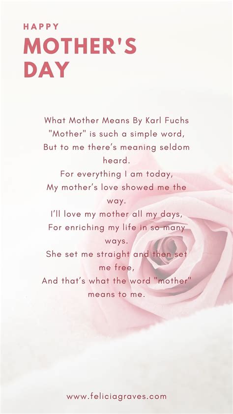 25 Beautiful Christian Mothers Day Poems - Felicia Graves