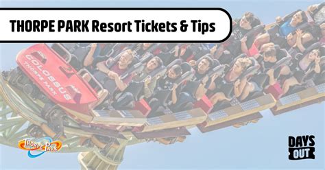 Thorpe Park Tickets | Save up to 42% | Days Out