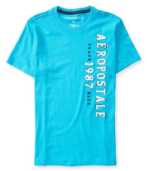 Aeropostale Mens Vertical Logo Embellished T-Shirt | eBay