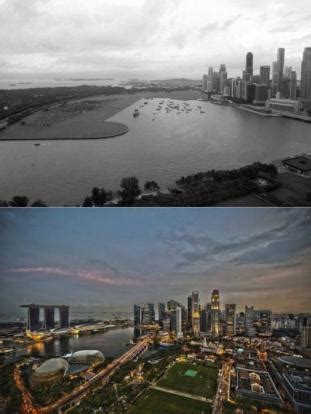 Cool before-after photos show how much Singapore and other cities have ...