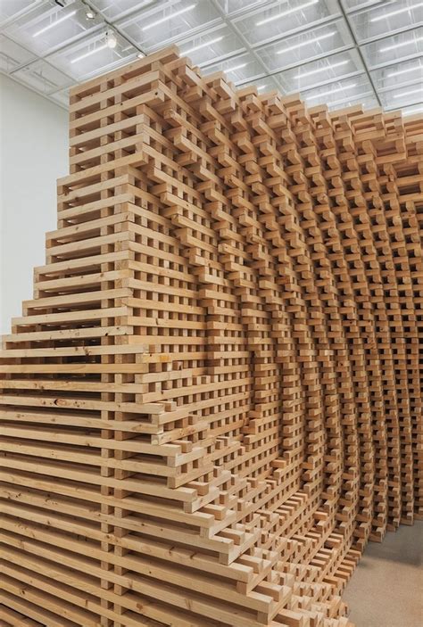 Complex Wooden Structure Composed of 9,076 Pieces