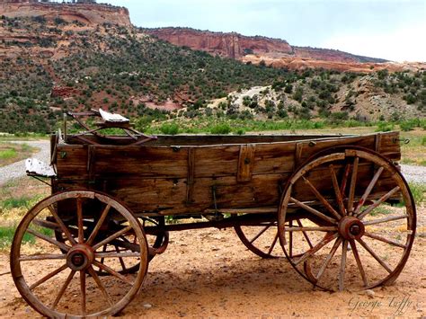 Old Wagon Photograph by George Tuffy