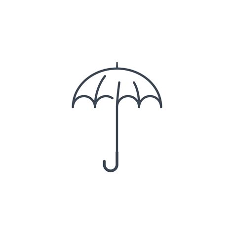 Colorful Umbrella Logo Template with Simple Concept 23521992 Vector Art ...