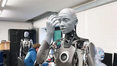 'Ameca' robot shows off more human-like facial expressions