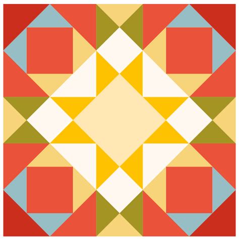 Joseph’s Coat Quilt Block | Scissortail Quilting | Quilt blocks, Small ...