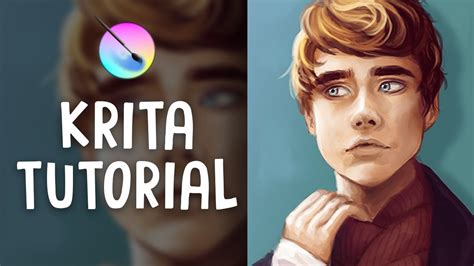 HOW TO PAINT IN KRITA | Digital Art Tutorial | Jenna Drawing - YouTube