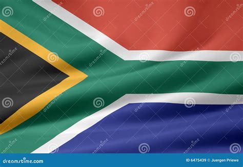 Flag of South Africa stock illustration. Illustration of pretoria - 6475439