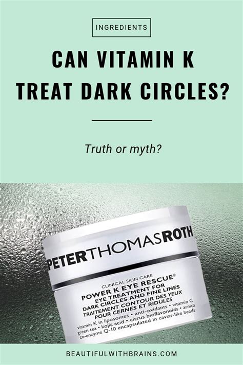 Is Vitamin K Really An Effective Treatment For Dark Circles ...